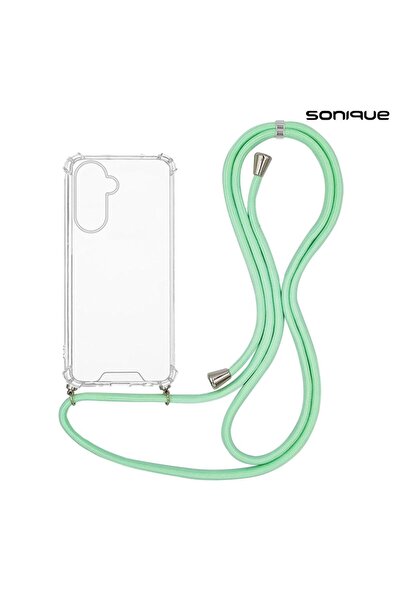 Sonique Θήκη Σιλικόνης με Κορδόνι Armor Clear Samsung Galaxy A36 5G Βεραμάν