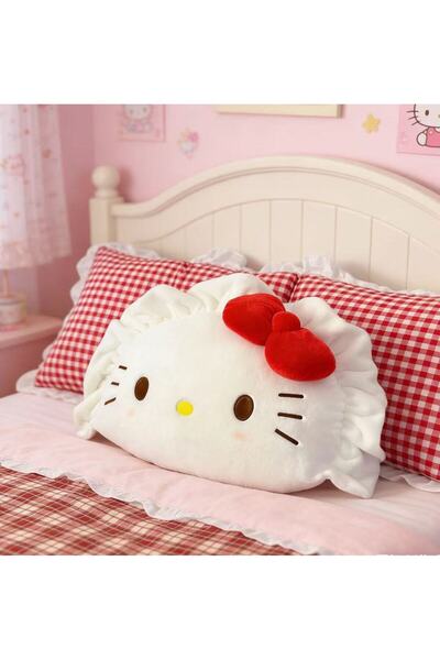 Choice1 60cm Dumpling KT Pillow Kawaii Hellokitty Soft Plush Doll Dumpling Pi...