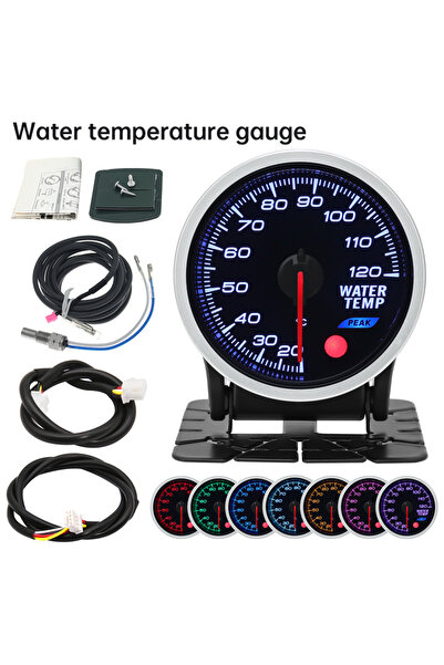 Choice4 Water temp gauge 52mm 8 Colors Car Gauge Oil Pressure Bar PSI Water T...
