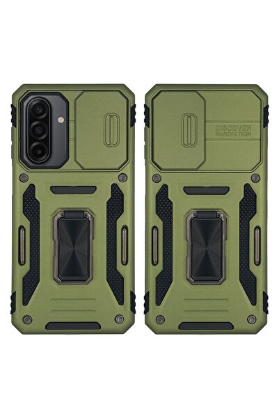 Sonique Θήκη Ring Armor CamShield για Samsung Galaxy A17 4G / Galaxy A17 5G Χακί
