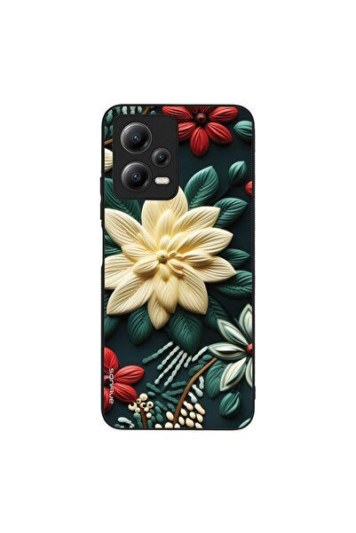 Sonique Θήκη 3D Flower Series για Xiaomi Redmi Note 12 5G / Poco X5 5G Πράσινο