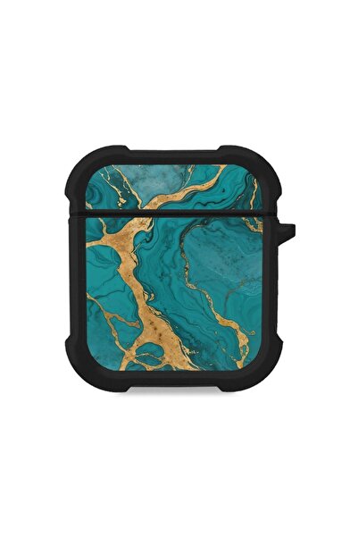 Sonique Θήκη Σιλικόνης Marble Series για AirPods 1/2 Πράσινο
