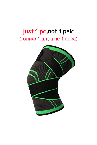 choice2 L Green 1PC Knee Pads for Men and Women Pressurized Elastic Kneepad S...