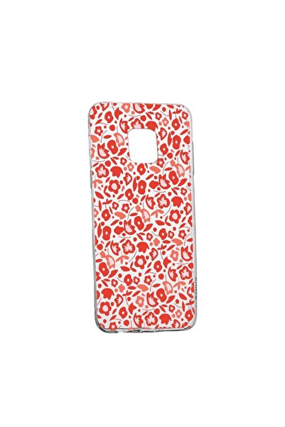 bestcase Husa Red Floweres Pattern, pentru Xiaomi Redmi Note 9 Pro Max, rezis...