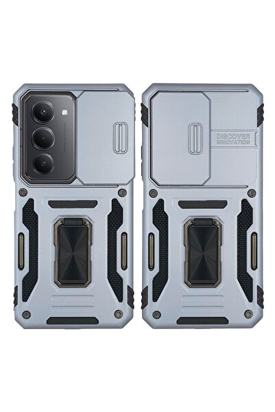 Sonique Θήκη Ring Armor CamShield για Xiaomi Redmi 15 4G / Redmi 15 5G Γκρι