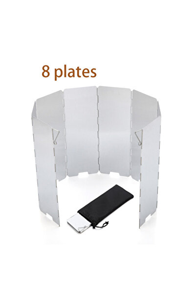 Choice 8 Plates 8 Plates / 10 Plates Aluminum Alloy Stove Windscreen Ultralig...