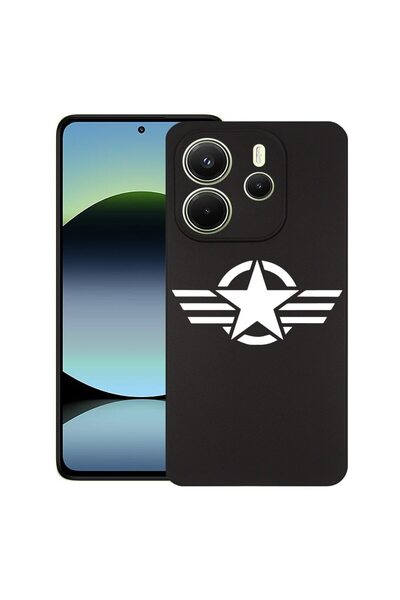 bestcase ¬Æ Husa pentru Xiaomi Redmi Note 14, U.S. Army Star, Slim Silicon 0....