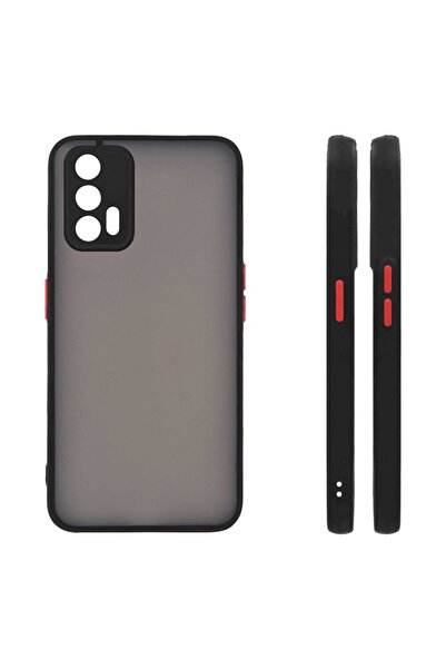 Sonique Θήκη Σιλικόνης Color Button Bumper Realme GT 5G Μαύρο