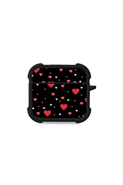Sonique Θήκη Σιλικόνης Heart Series για AirPods 4 Μαύρο