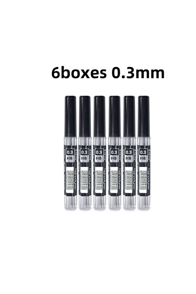 Choice3 6boxes 0.3mm 6Boxes Long 60mm Mechanical Pencil Lead 0.3 0.5 0.7 0.9 ...