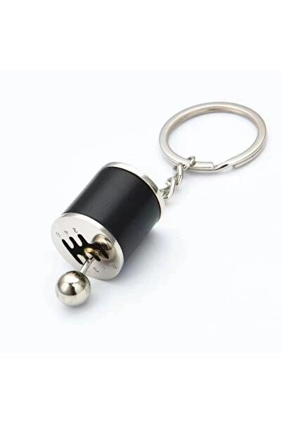 Choice 171-Black Metal Keyring Creative Car Shifter Keychain Six-Speed Gear S...