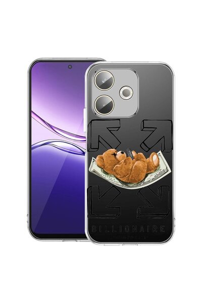 bestcase ¬Æ Husa Clear Silicon pentru OPPO A5 Pro 5G, Billionaire Bear, 20424...