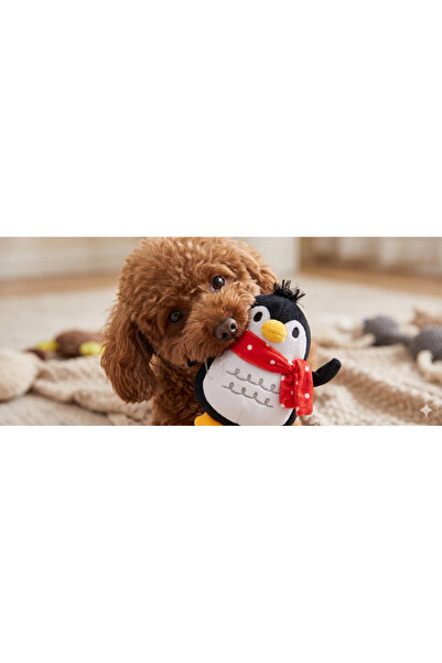 petbutik35 الكلب البطريق، رفيق اللعب، ذو طابع عيد الميلاد