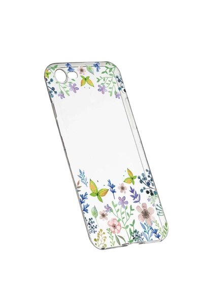 bestcase Силиконов калъф, Прозрачен, Тънък, Пеперуда - Цветя 95, Xiaomi Redmi...