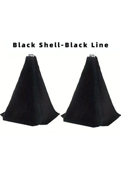 Choice5 غطاء مقبض ناقل الحركة للسيارة من نوع Black-BlackLine-2PC، قطعتان، غطا...
