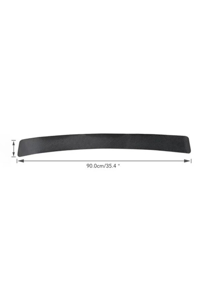 Choice1 Carbon fiber 90CM Universal Trunk Rear Guard Plate Sticker Car Rear B...