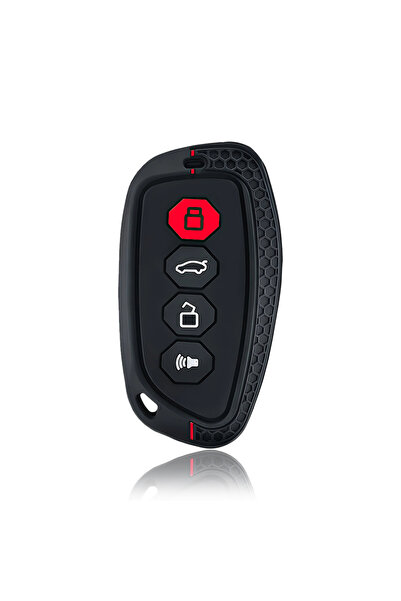 Choice3 غطاء مفتاح السيارة من السيليكون بخط أحمر لسيارات جريت وول هافال H6 20...