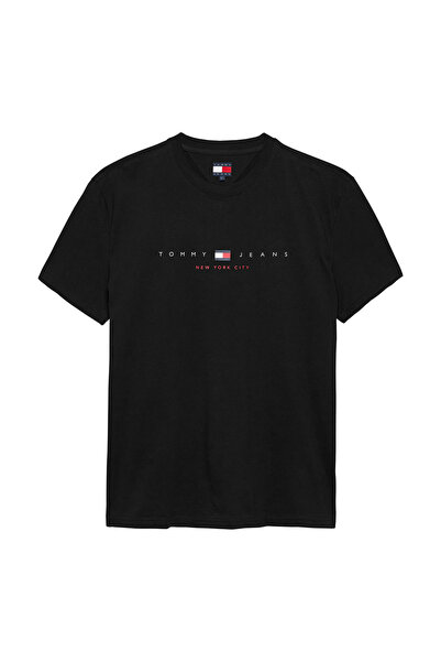 Tommy Hilfiger Tricou bărbătesc cu mânecă scurtă: Tricou cu imprimeu steag, c...