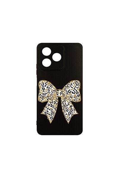 bestcase ¬Æ Husa Slim Silicon pentru Xiaomi Redmi 13, Leopard Bow, 1923377 B ...