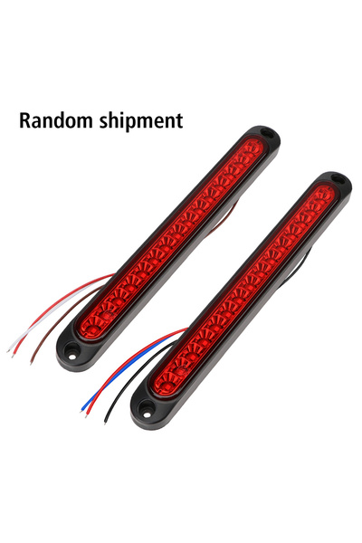 Choice Red 15LED Light Strip Turn Signal Lamps for Truck Trailer Lorry Bus Br...
