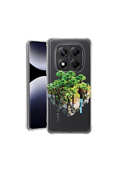 bestcase ¬Æ Husa pentru Xiaomi Redmi Note 14 Pro 5G, Anti Shock 1.5MM, Minecr...