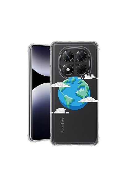 bestcase Husă pentru Xiaomi Redmi Note 15 5G cu design Minecraft Earth, Antiș...
