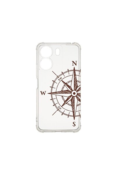 bestcase Противоударен калъф 1.5ММ, съвместим с Xiaomi Redmi 13C 4G, Компас, ...
