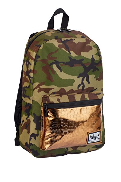 Astra - Rucsac, 2 compartimente, material textil + piele ecologica dim. 45x29...