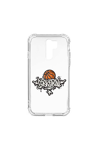 bestcase Husa Anti Shock Silicon Compatibila cu Xiaomi Redmi 9, Basketball, M...