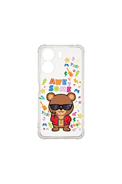 bestcase Противоударен калъф 1.5ММ, съвместим с Xiaomi Redmi 13C 4G, Сладък д...