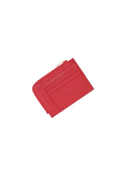 ButicCochet Portcard, din piele naturală, ButicCochet, 13 x 9 cm, Roșu - PR1202