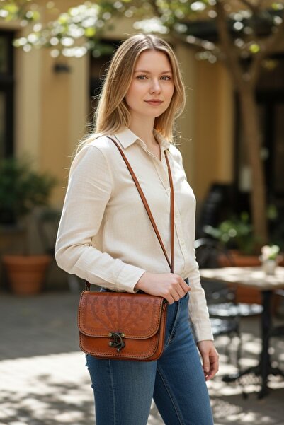 MelAlp Women's Genuine Leather Shoulder Bag Handmade