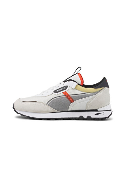 Puma حذاء رياضي للبالغين من الجنسين من رايدر إف في إكس راي - أبيض