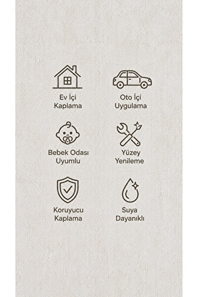 Bitacir Self Adhesive Spunbond Fabric / Interlining 50 X 50