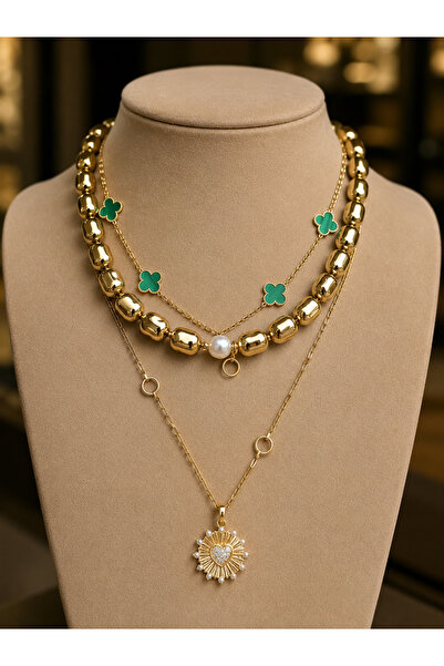 Hcollectıonnnn 3 Piece Combination Necklace