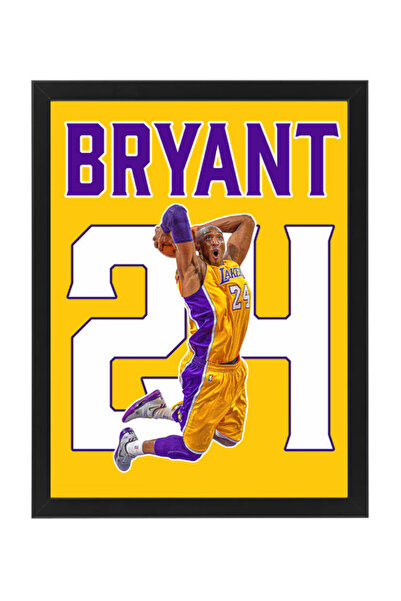 Boomah Accessories Kobe Bryant Basketball Poster with Frame 30x40cm
