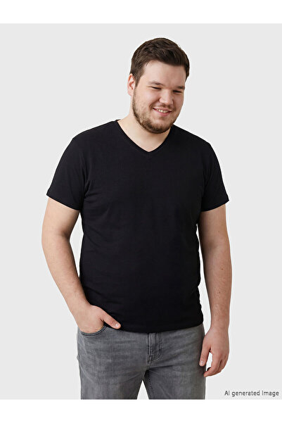 LC Waikiki Nevavm with Difference V-Neck Men's T-Shirt