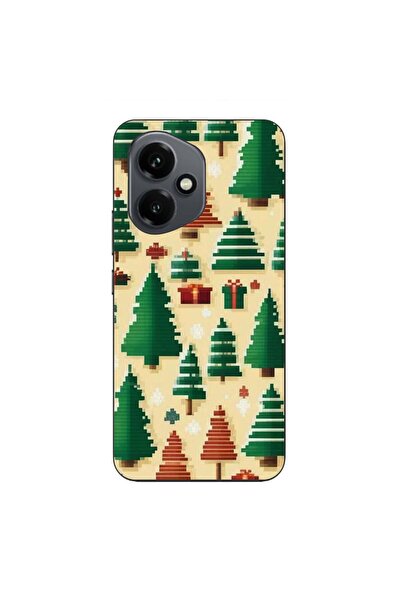 OEM Case compatible with Honor 400 Silicone Gel Tpu Model Pixel Art Christmas...