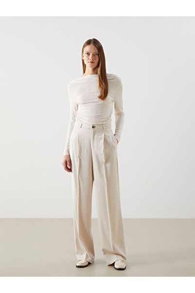 LC Waikiki I Relaxed Fit Linen Blended Women's Pants from Freezen Store