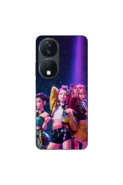 OEM Husa compatibila cu Honor X7b Silicon Gel Tpu Model KPop Demon Hunters Ru...
