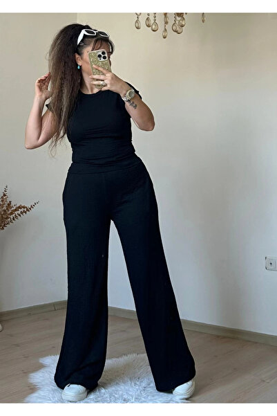 AZRA BUTİK Burumcuk Suit Black