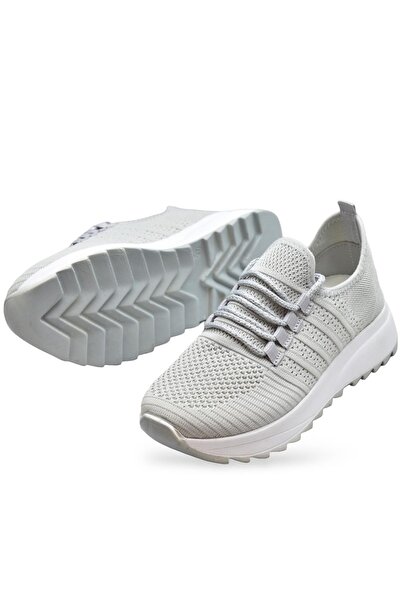 PAPATAY 2693 Orthopedic Sole Knitwear Lace-Up Daily Walking Women's Sports Sh...