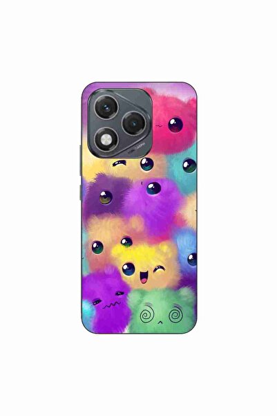 OEM Husa compatibila cu Honor 400 Lite Silicon Gel Tpu Model Pufosi Colorati