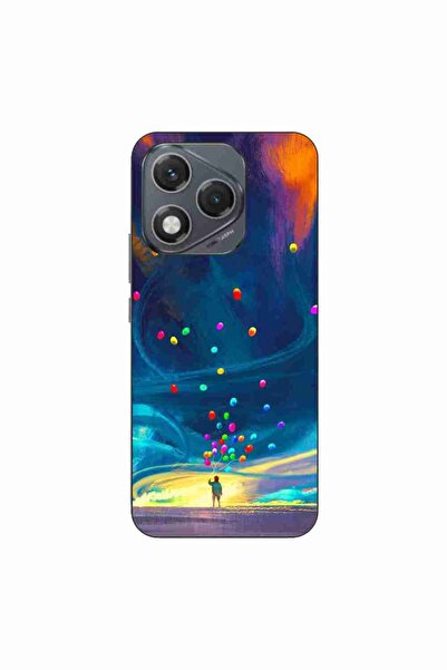 OEM Husa compatibila cu Honor 400 Lite Silicon Gel Tpu Model Baloane Univers