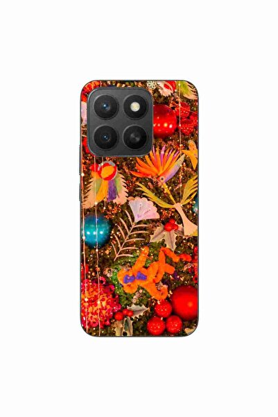 OEM Husa compatibila cu Honor X8c Silicon Gel Tpu Model Craciun Decor Brad Vi...