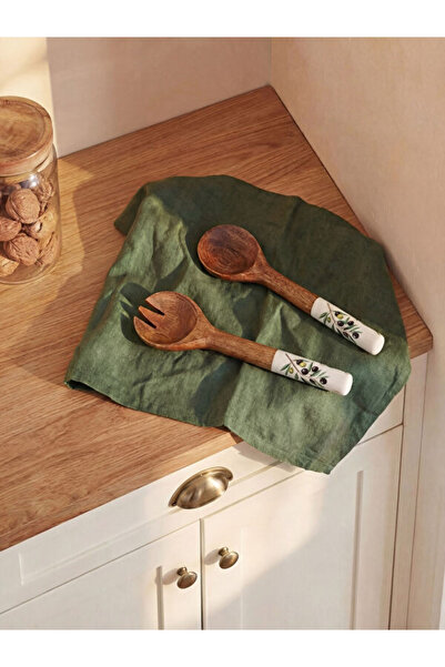 LC Waikiki Quality Pieces from Çelebi Store Wooden Serving Utensil Set of 2