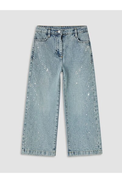 LC Waikiki Stone Embellished Girls' Jean Trousers from Uzg Store for Style En...
