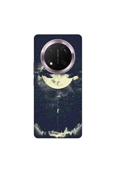 OEM Case compatible with Honor Magic7 Lite Silicone Gel Tpu Model Moon Climbing