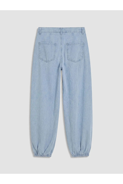 LC Waikiki Pantaloni de blugi jogger pentru fete, albastri