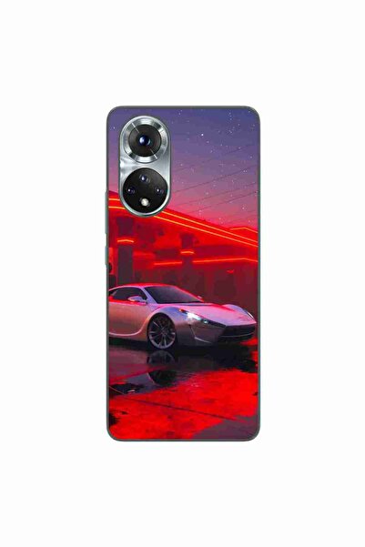 OEM Case compatible with Honor 50 Silicone Gel Tpu Model Future Car